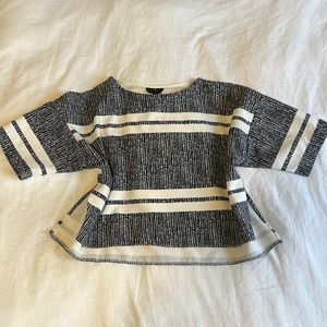 Boxy Patterned Crop Top